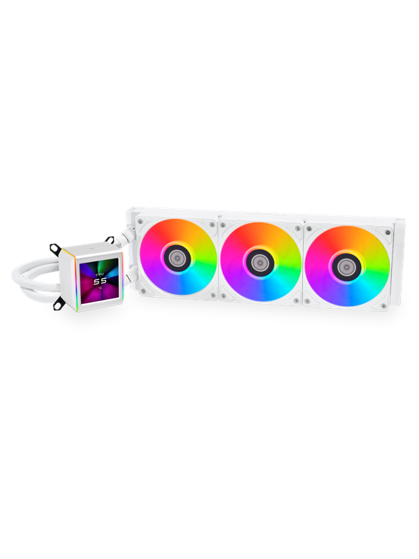 Lian Li Galahad II LCD 360 - White - CPU Vesijäähdytys - Max 30 dBA