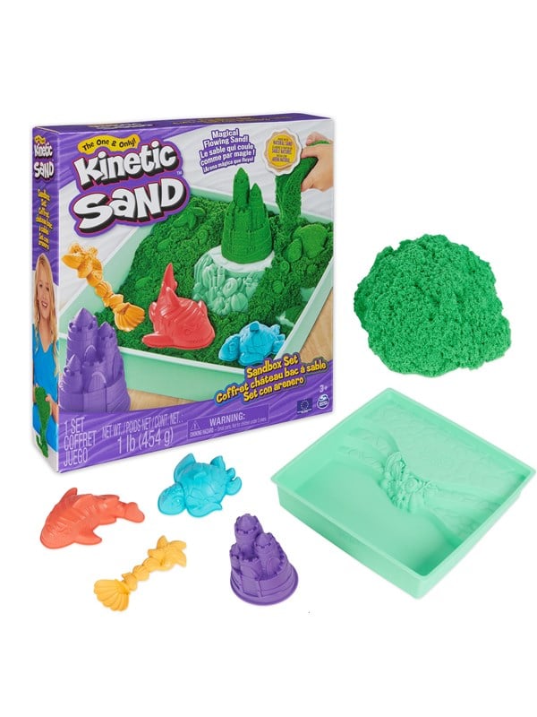 Kinetic Sand Hiekkalaatikkosetti - Green