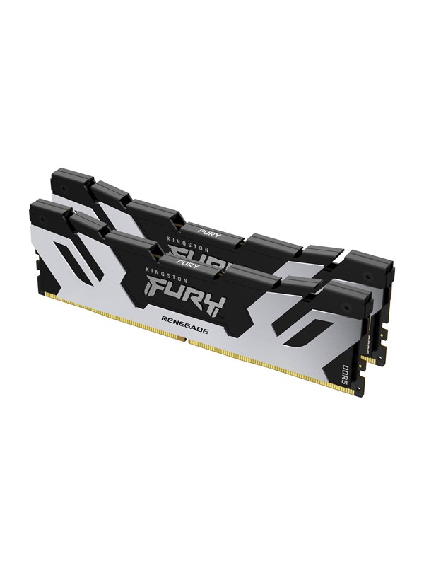Kingston FURY Renegade 96 Gt (2 x 48 Gt) DDR5 6400 MHz, CL32 -muisti, hopea (XMP)