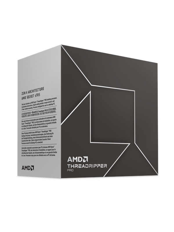 AMD Ryzen Threadripper PRO 7965WX CPU - 24 ydintä - 4.2 GHz - AMD sTR5 - AMD Boxed (ilman jäähdytintä)