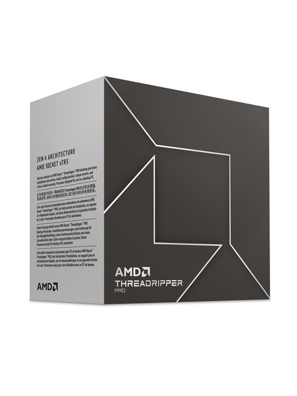 AMD Ryzen Threadripper PRO 7985WX CPU - 64 ydintä - 3.2 GHz - AMD sTR5 - AMD Boxed (ilman jäähdytintä)