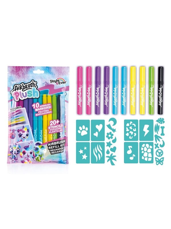 Airbrush Plush Refill Kit 10 pens
