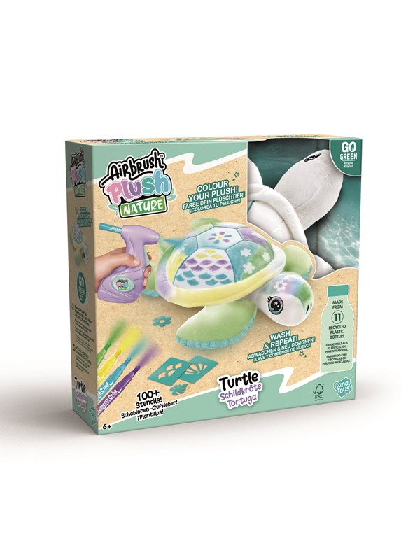 Airbrush Plush Turtle