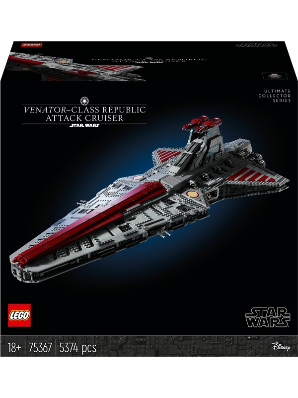LEGO Star Wars 75367 Venator-luokan Tasavallan hyökkäysristeilijä