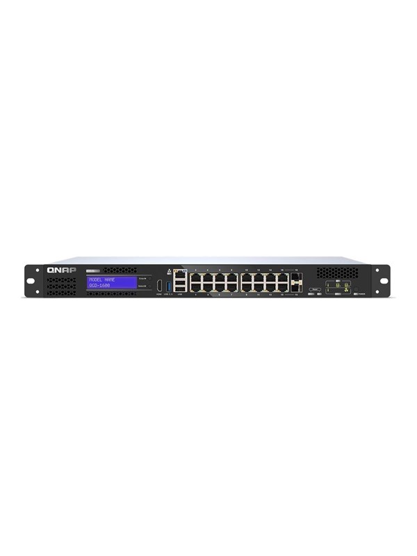 QNAP QGD-1600 - switch - 16 ports - smart - rack-mountable
