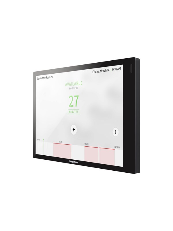 Crestron Electronics Crestron Room Scheduling Touch Screen TSS-770-B-S - room manager - Bluetooth 802.11a/b/g/n/ac - smooth black - Max - recommended for