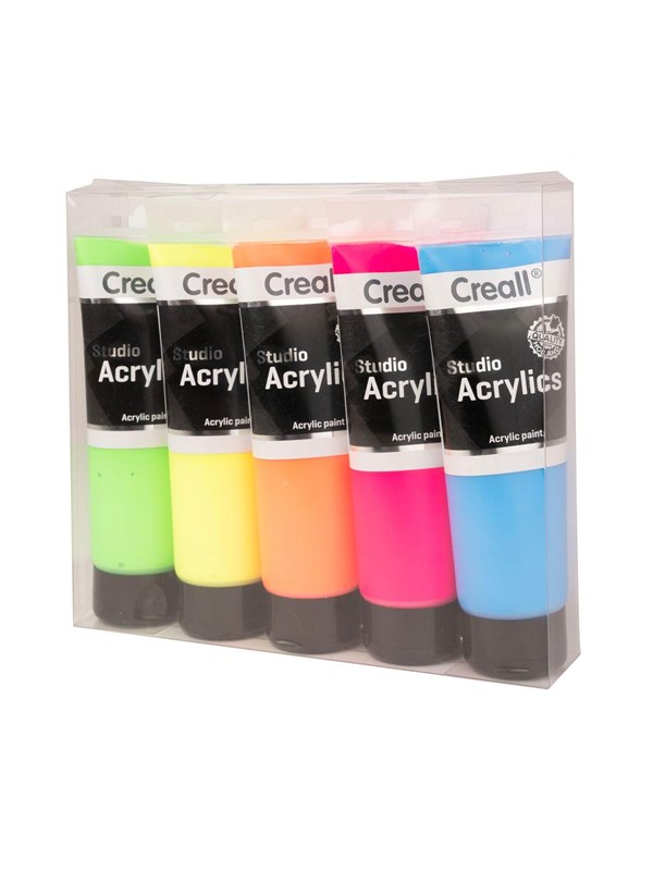 Creall Studio Acrylic paint Fluor 5x120ml