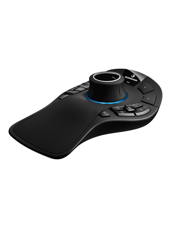 3Dconnexion SpaceMouse Pro Wireless - 3D-hiiri - 15 painiketta - Musta