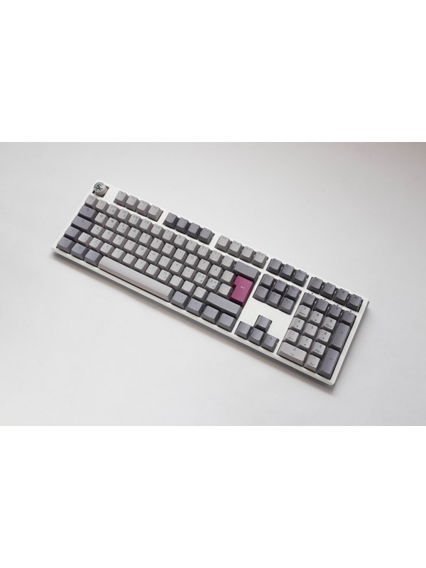 Ducky One 3 - Mist Nordic - Fullsize - Cherry Blue - RGB - ND - Pelinäppäimistö - Pohjoismainen - Harmaa