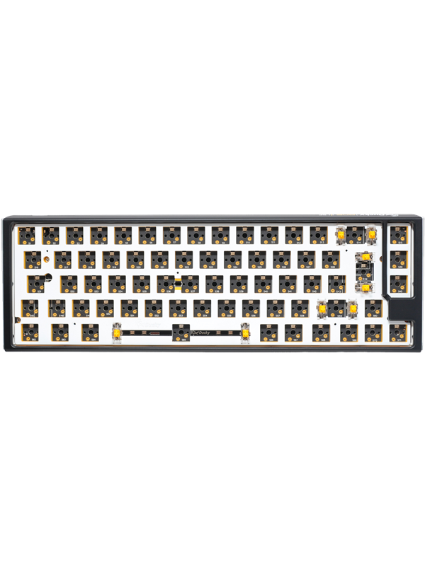 Ducky One 3 - Classic - SF 65% - RGB - ND - Barebone ISO (No Switches / Keycaps) - Pelinäppäimistö - Pohjoismainen - Harmaa