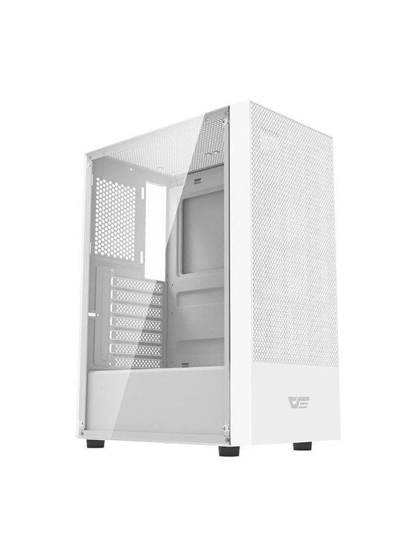 Darkflash Computer case A290 + 3 fans (white) - Kotelot - Desktop - Harmaa