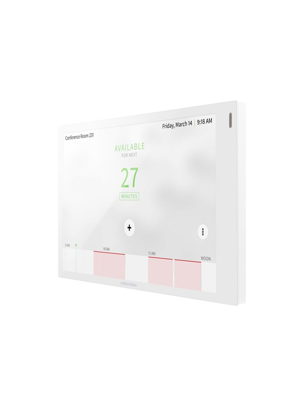 Crestron Electronics Crestron Room Scheduling Touch Screen TSS-770-W-S - room manager - Bluetooth 802.11a/b/g/n/ac - smooth white - Max - recommended for