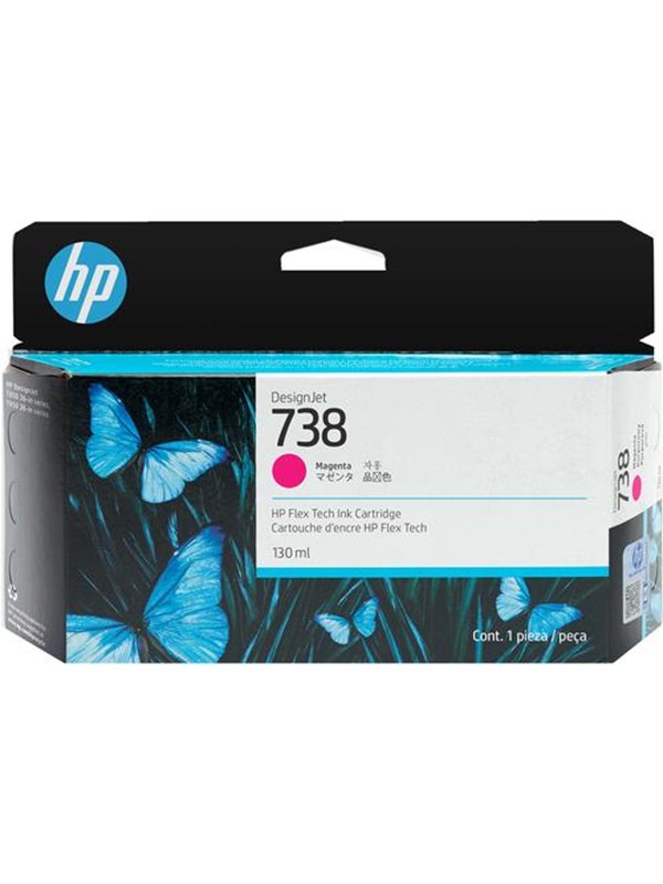 HP 738 / 498N6A - Magenta Ink
