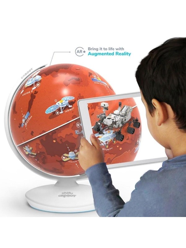 PlayShifu Play Shifu shifu Orboot: Planeetta Mars - AR Globe - Avaruusmatkat AR:ssä - Punainen