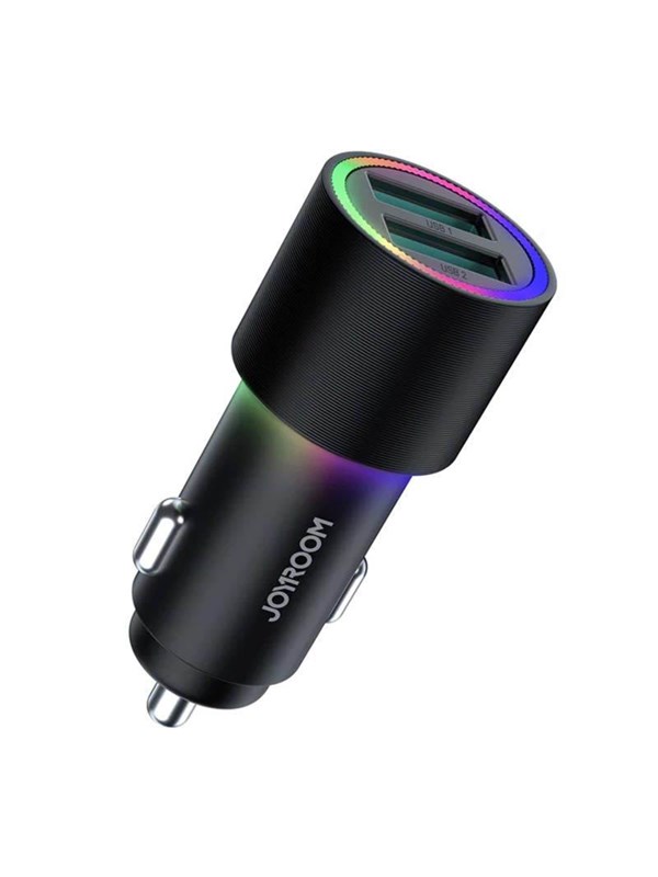 Joyroom Car Charger JR-CL10 2x USB 4.8A (black)