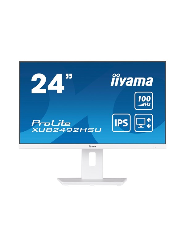 24" iiyama ProLite XUB2492HSU-W6 - 1920x1080 (FHD) - 100Hz - IPS