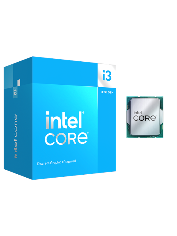 Intel Core i3-14100F Raptor Lake-S CPU - 4 ydintä - 3.5 GHz - Intel LGA1700 - Intel Boxed (jäähdyttimen kanssa)