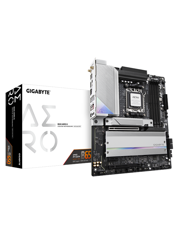 Gigabyte B650 AERO G Wi-Fi 6E AM5 ATX-emolevy