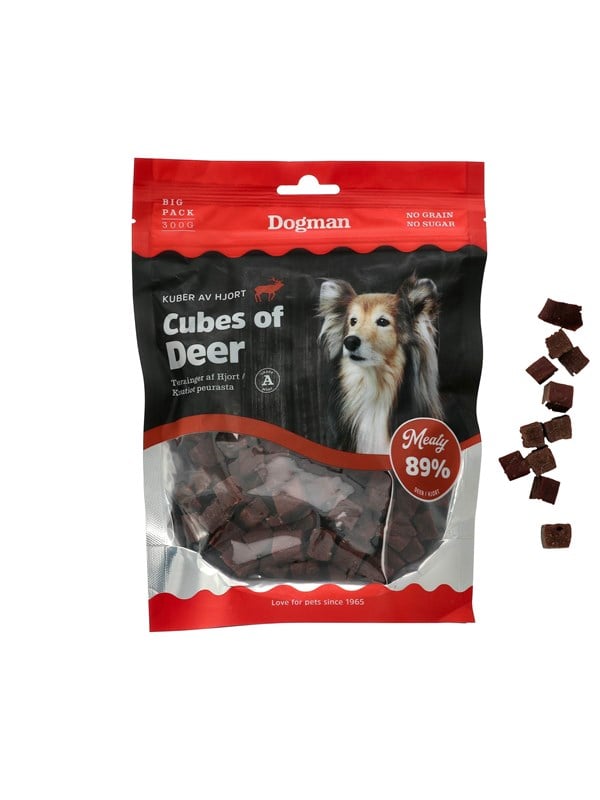 Dogman Meaty Peurakuutiot Koiranherkut 300g