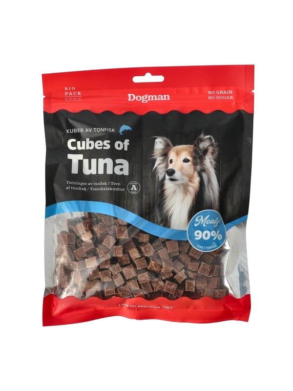Dogman Meaty Tonnikalakuutiot Koiranherkut 250g