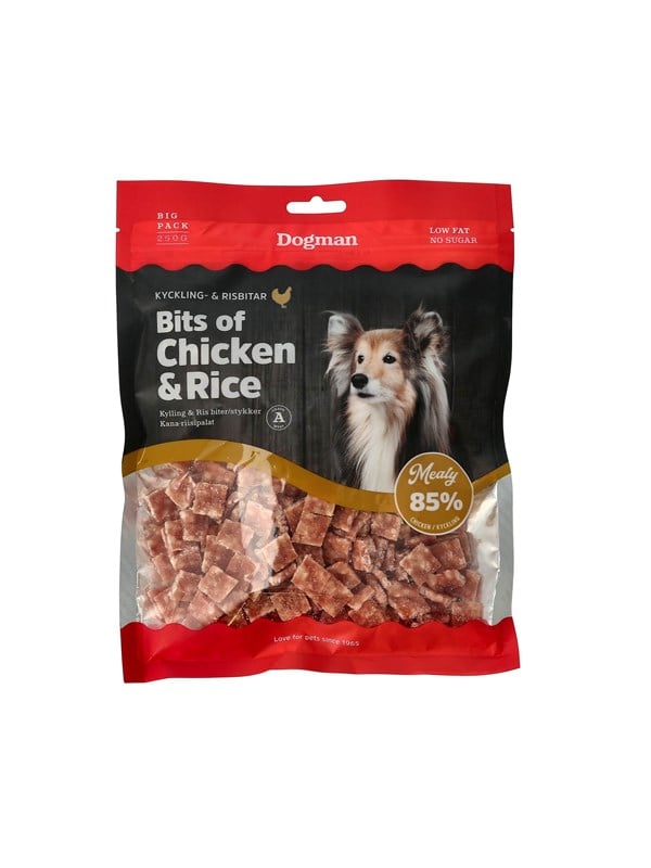 Dogman Koiranherkut Palat Kanaa & Riisiä 250g