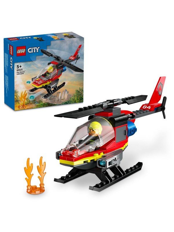 LEGO City 60411 Palokunnan pelastushelikopteri