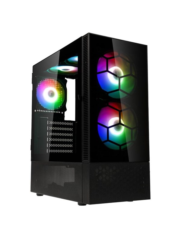 Kolink Observatory MX Glass - Black - Kotelot - Miditower - Musta