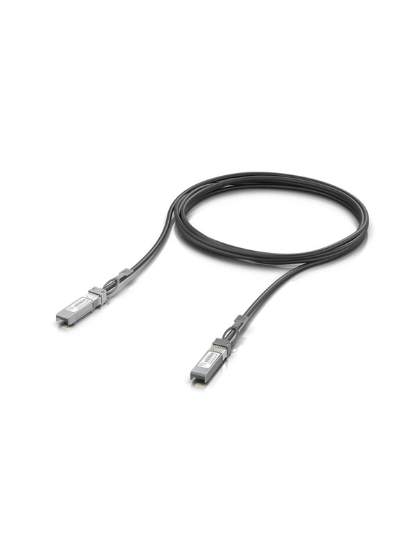 Ubiquiti UACC-DAC-SFP28-3M 25 Gbps Direct Attach Cable 3 Meters - Musta - 3m
