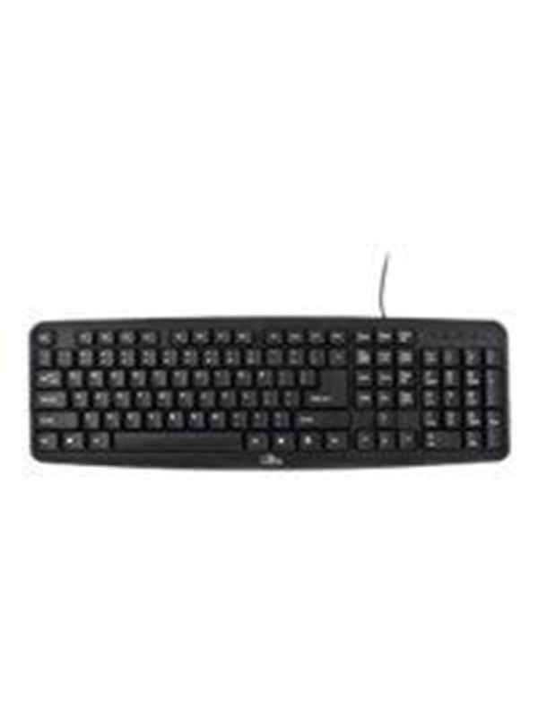 Esperanza TK102 Titanium Wired keyboard - Näppäimistö - Englanti (US) - Musta