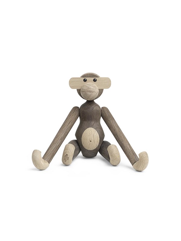 Kay Bojesen Monkey small oak/smoked oak