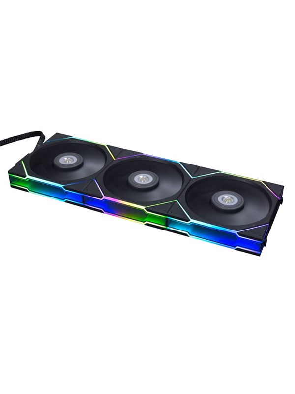 Lian Li UNI FAN TL 120 (3-pack) - Kotelotuuletin - 120mm - Musta RGB LED valolla - 33 dBA