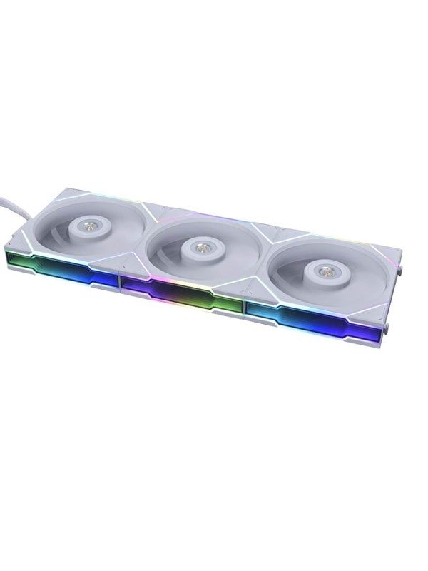 Lian Li UNI FAN TL 120 (3-pack) - Kotelotuuletin - 120mm - Valkoinen, RGB-valolla - 33 dBA