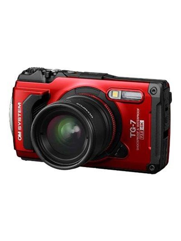 Olympus TG-7, 12 MP, 4000 x 3000 pikseliä, CMOS, 4x, 4K Ultra HD, Punainen