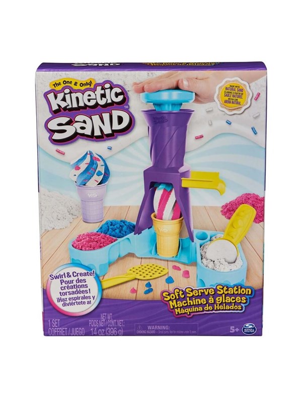 Kinetic Sand Pehmytjäätelöasema