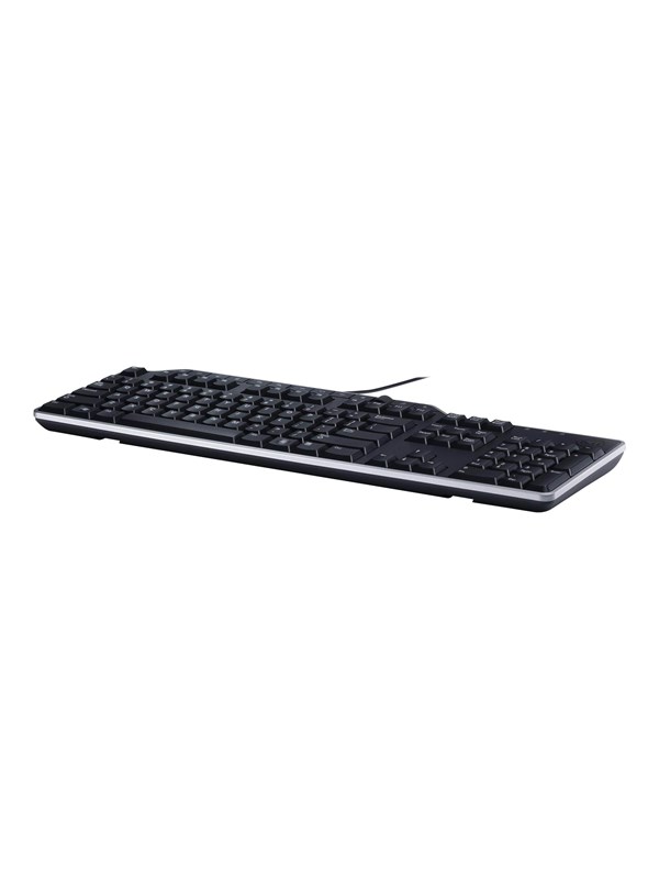 Dell KB-522 Wired Business Multimedia - Kit - keyboard - AZERTY - French - black - Näppäimistö - Ranskalainen - Musta