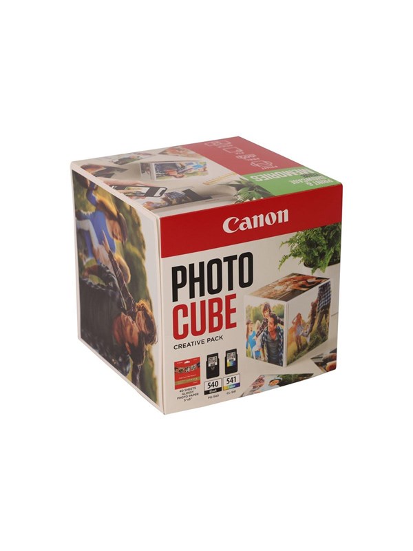 Canon Photo Cube Creative Pack - 2-pack - black colour (cyan magenta yellow) - original - glossy - ink cartridge / paper kit
