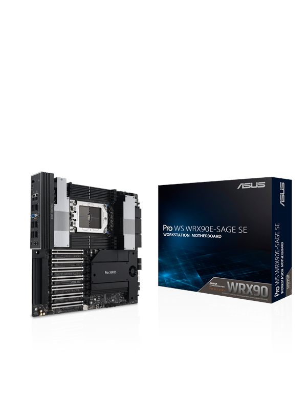 ASUS PRO WS WRX90E-SAGE SE Emolevy - AMD WRX90 - AMD sTR5 - DDR5 RAM - SSI (Server)