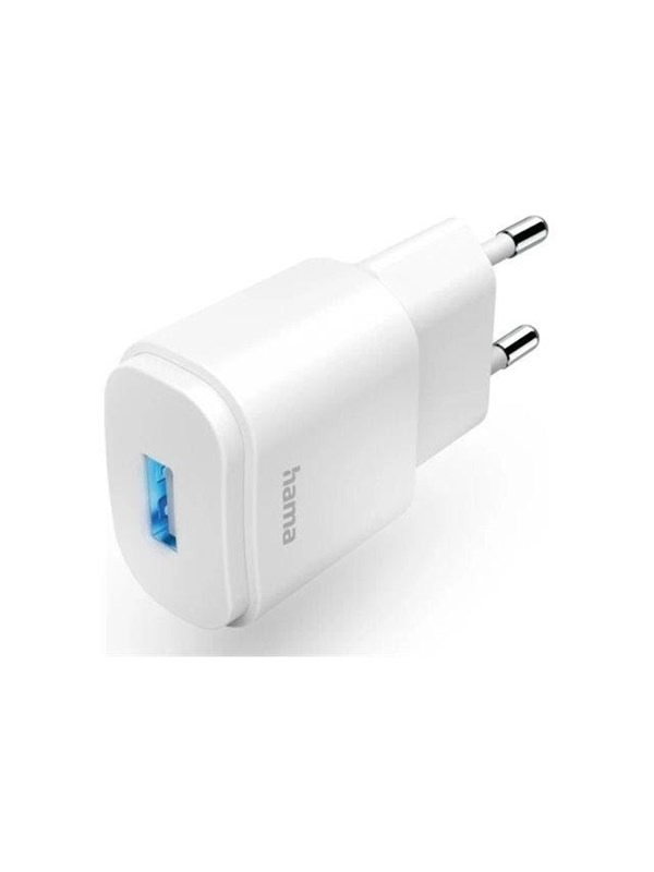 Hama Charger 1xUSB-A 6W White