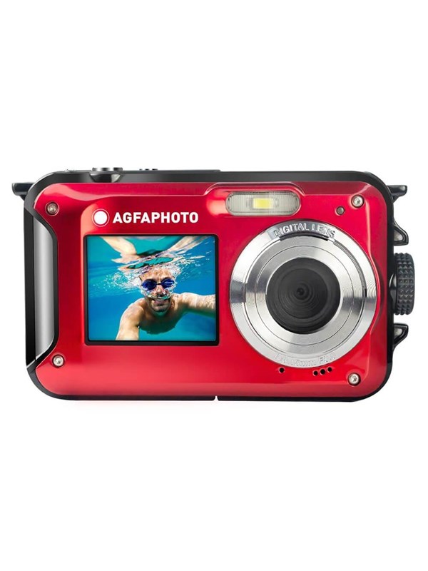 Agfa Photo Realishot WP8000 - Waterproof Compact Digital Camera - Red