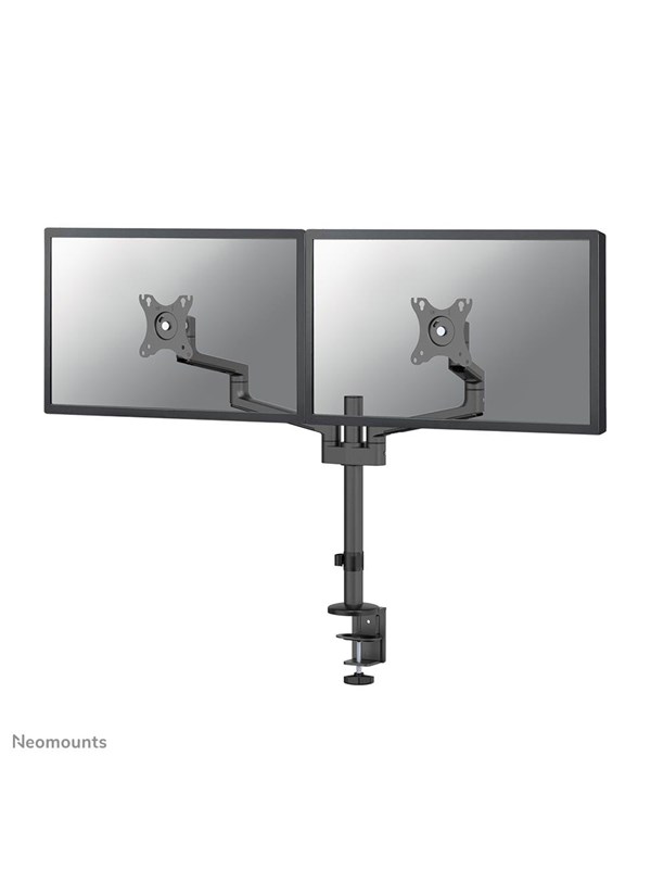 Neomounts DS60-425BL2 mounting kit - full-motion - for 2 monitors - black