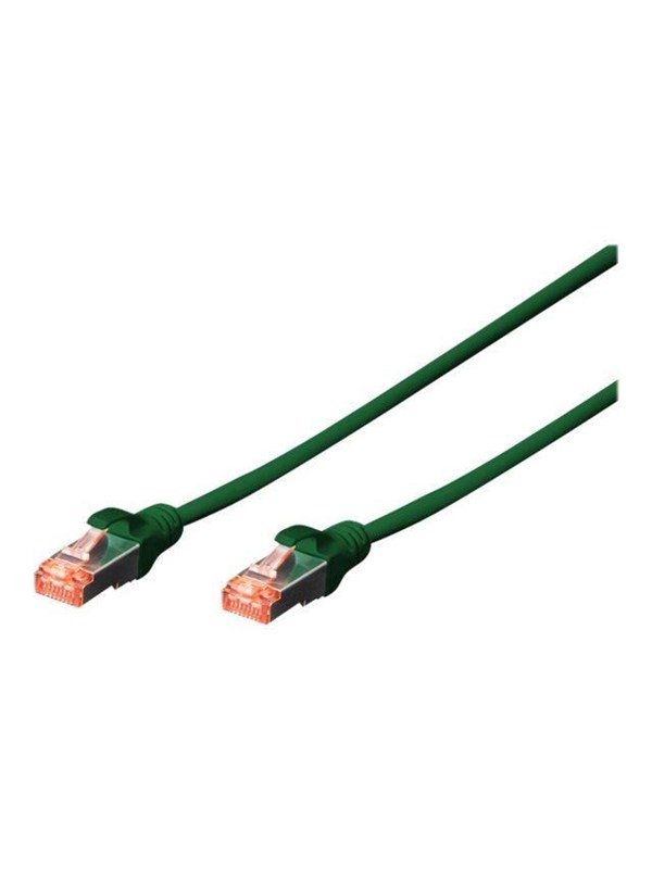 DIGITUS Professional patch cable - 2 m - green - Vihreä - 2m