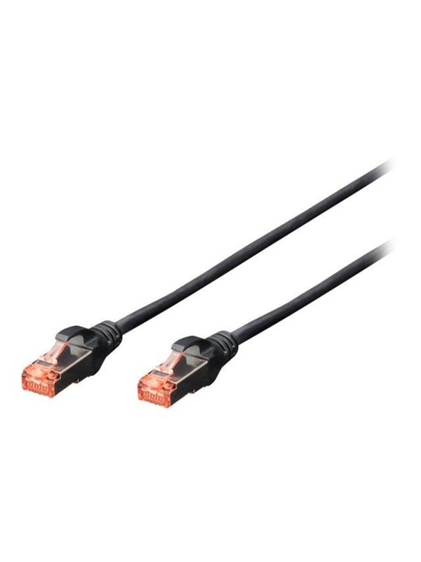 DIGITUS Professional patch cable - 2 m - black - Musta - 2m