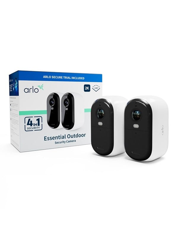 Arlo Essential 2 2K Ulkokamera 2-pakkaus