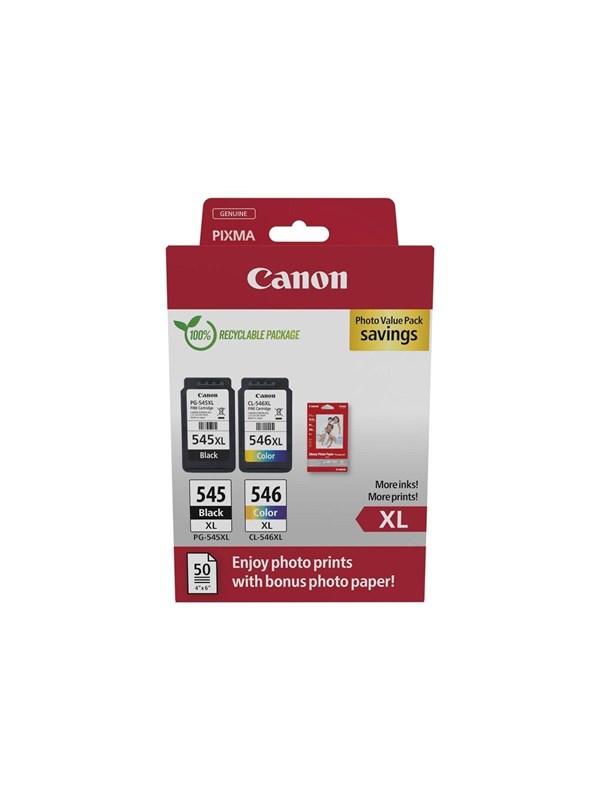 Canon PG-545XL/CL-546XL / 8286B011 High Value Pack