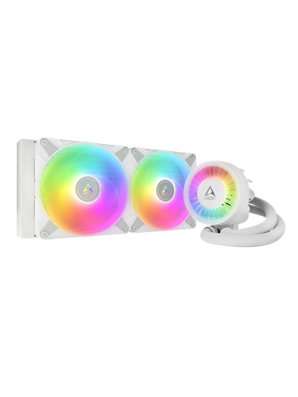Arctic Liquid Freezer III 280 A-RGB - White - CPU Vesijäähdytys - Max 23 dBA