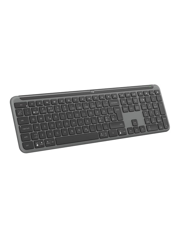 Logitech Signature Slim K950 - Graphite - Näppäimistö - Pohjoismainen - Harmaa