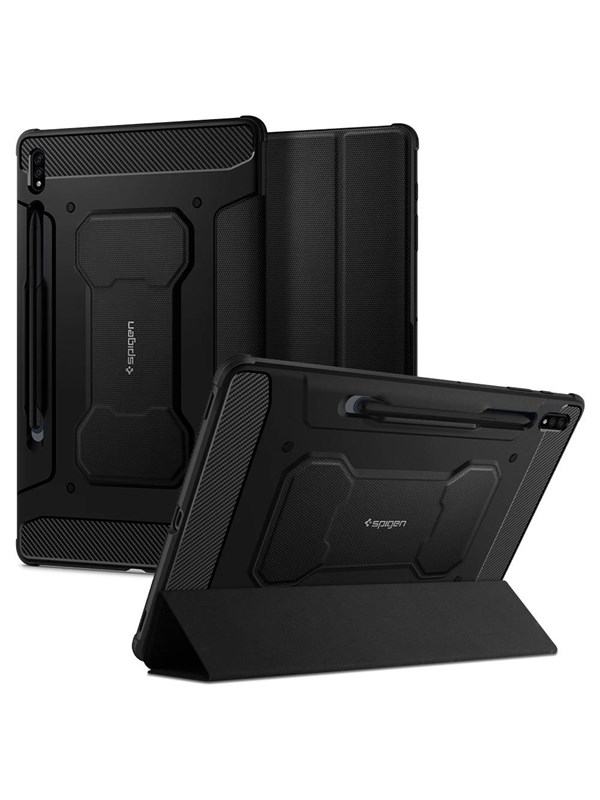 Spigen Rugged Armor Pro - black - Samsung Galaxy Tab S7+/S8+