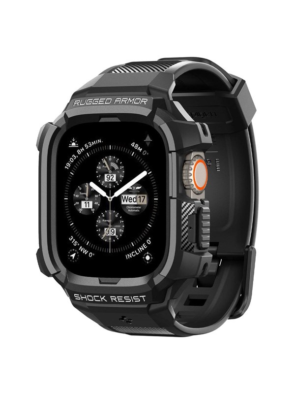 Spigen Rugged Armor Pro - black - Apple Watch Ultra 3/2/1