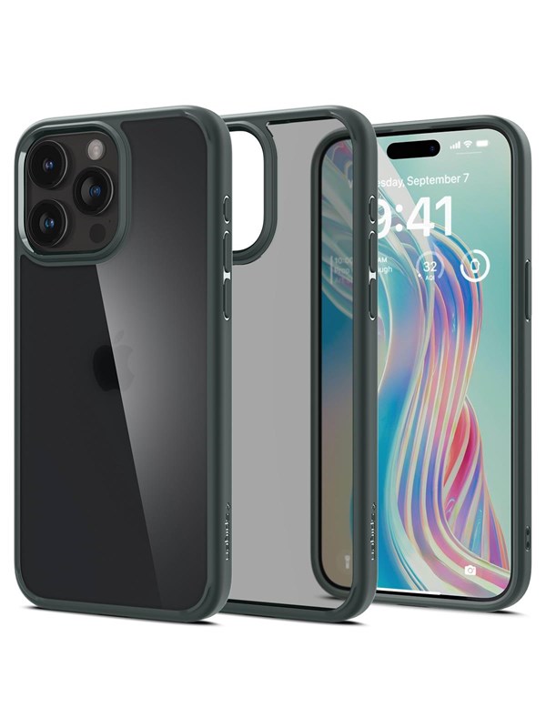 Spigen Ultra Hybrid - frost green - iPhone 15 Pro Max