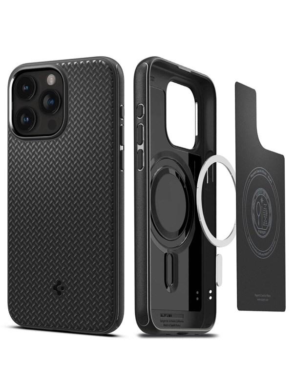 Spigen Mag Armor MagSafe - matte black - iPhone 15 Pro Max